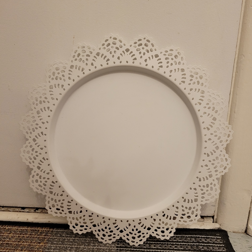 IKEA White Flower Tray